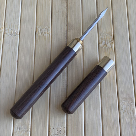 Пуэрное шило нож в деревянном футляре